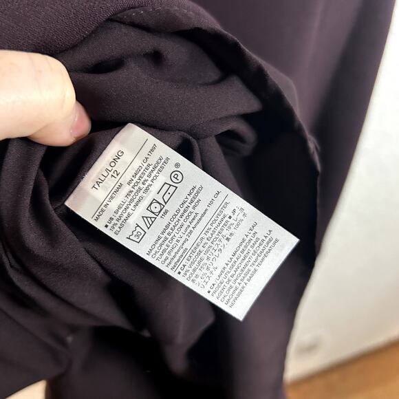 Banana Republic Factory Burgundy Midi Dress - Picture 7 of 10